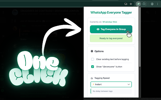 WhatsApp Everyone Tagger screenshot