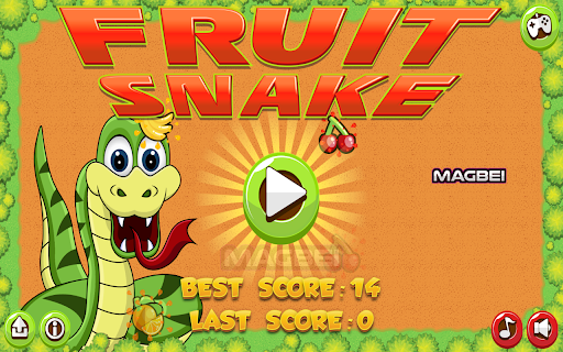 Fruit Snake Game - Runs Offline screenshot