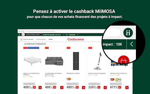 Mon alerte Cashback Miimosa screenshot