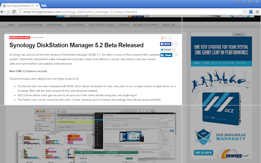 Synology Web Clipper screenshot