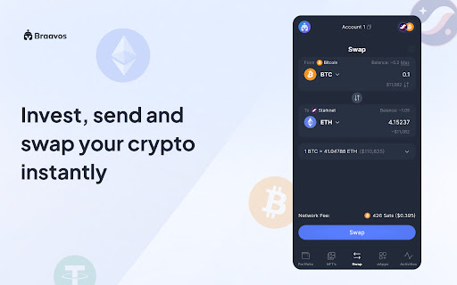 Braavos: Bitcoin & Starknet Wallet screenshot
