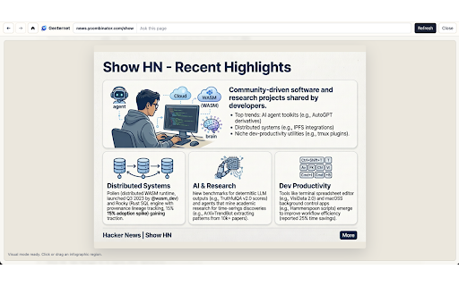 Genternet screenshot