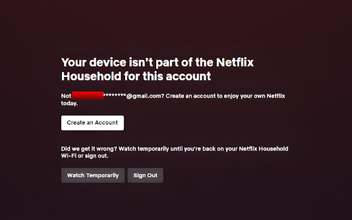 Netflix Household Bypass screenshot