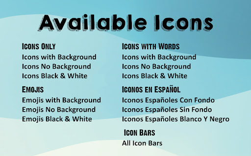 Depth & Complexity Icons screenshot
