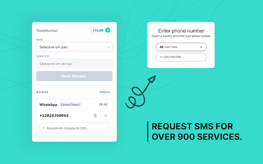 TempNumber - Virtual Number and SMS Generator screenshot