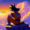 Goku Watching Sunset Dragon Ball Live Wallpaper icon