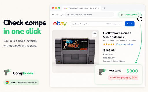 Comp Buddy - Instant Comps When Buying Live screenshot