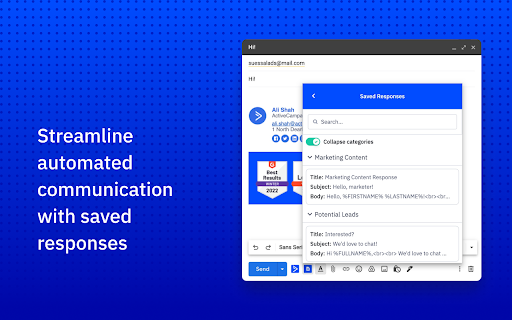 ActiveCampaign screenshot