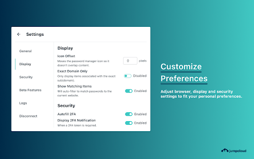 JumpCloud Password Manager screenshot