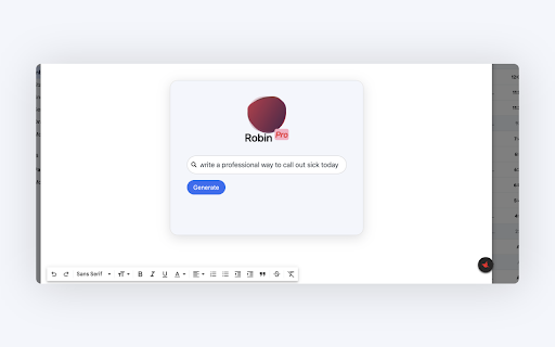Robin - Your AI Sidekick screenshot