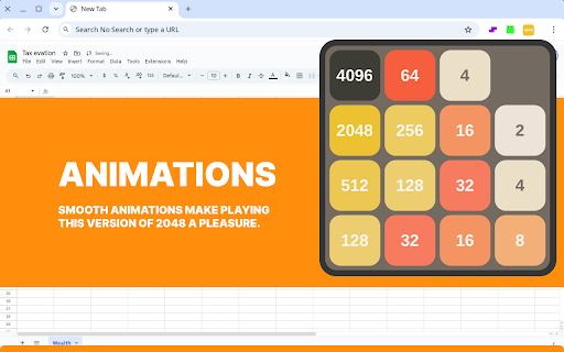 2048 screenshot