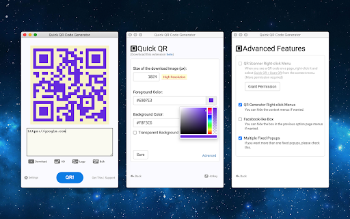 QR Code Generator screenshot