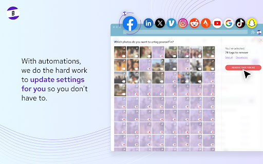 Block Party — Deep clean your social media screenshot