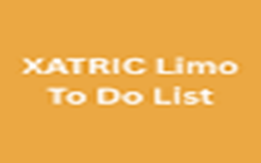 XATRIC Limo To Do List screenshot