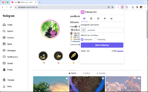 Followers Pro - Auto Follow Unfollow screenshot