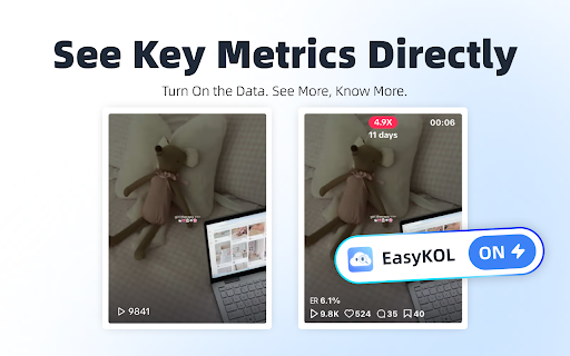 EasyKOL: Find Similar Creators on YouTube, TikTok & Instagram screenshot