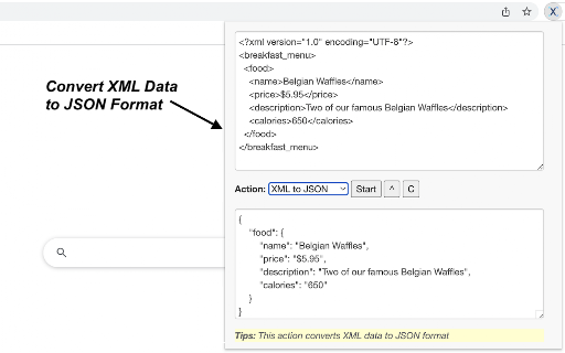XML Tools screenshot