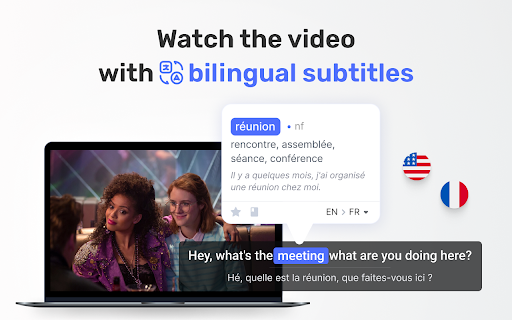 Learn languages with Netflix & YouTube screenshot