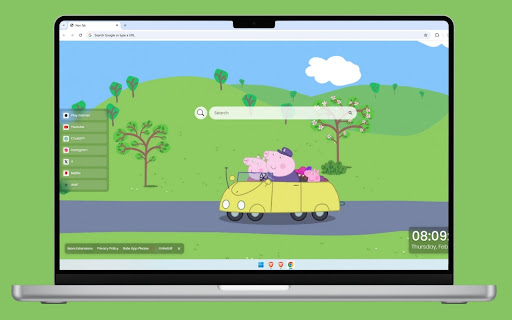 Peppa Pig Live Wallpaper screenshot
