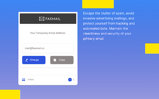 Faxmail screenshot