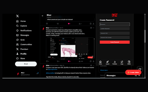 Blazr screenshot