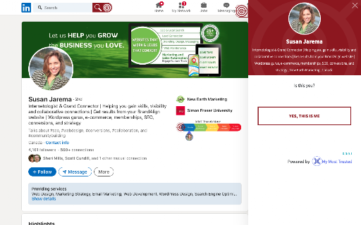Grand Connection Networking Referral App screenshot