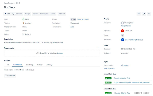 Katalon Integration screenshot