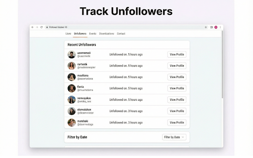 IG Follower Tracker & Unfollower Tracker - SocialDeck screenshot