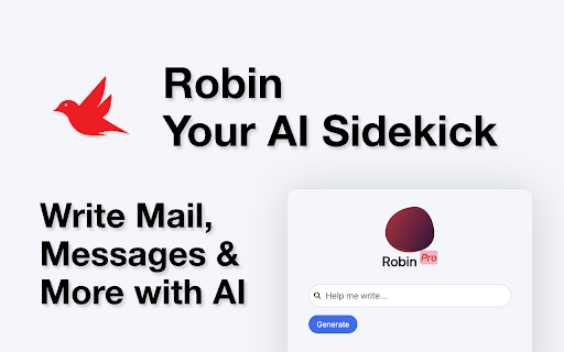 Robin - Your AI Sidekick screenshot