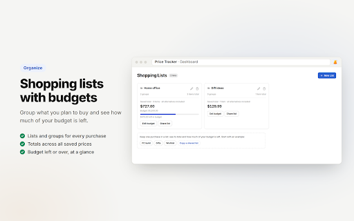 Price Tracker - Price Drop Alerts & History Charts screenshot