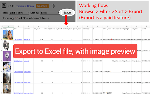 Threads Video Bulk Downloader - Sort Feed for Threads screenshot