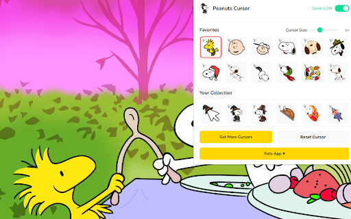 Peanuts Cursor ★ Custom Cursor for Chrome™ screenshot