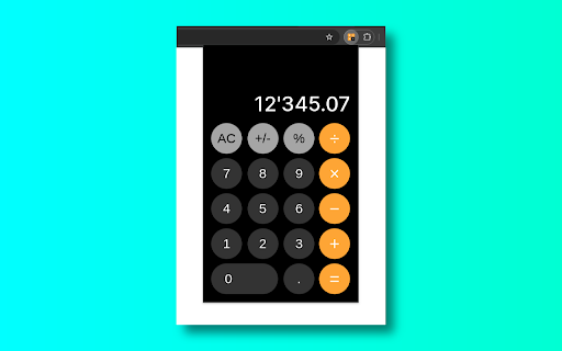 Calculator screenshot