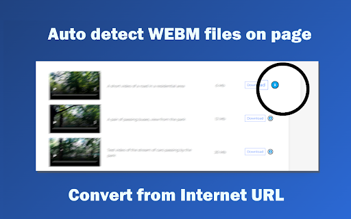 WEBM to MP4 converter: WebCodecs and FFmpeg support screenshot