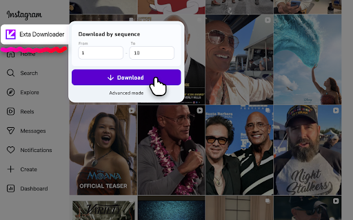Exta: Pro downloader for Instagram screenshot