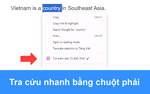 Từ điển Anh Việt ENVI screenshot