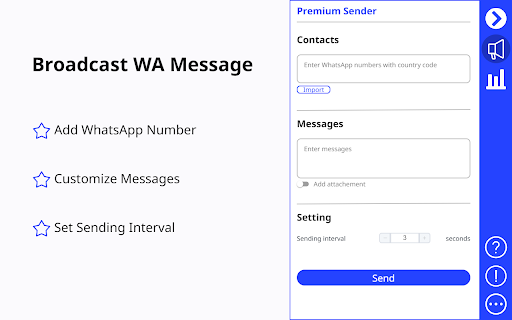 Premium Sender - Rocket Sender for WA screenshot