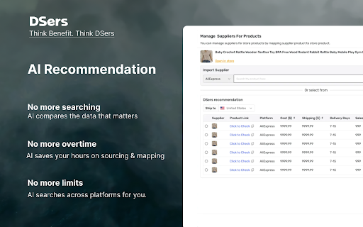 DSers-Dropship Helper+AliExpress Importer screenshot