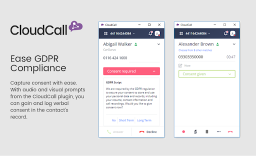 CloudCall Unified Communications for CRM - v3 Prelaunch screenshot