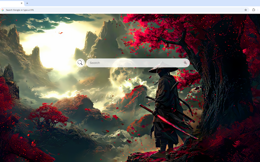 Samurai Red Lands Live Wallpaper screenshot
