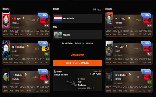 FACEIT Visuals screenshot