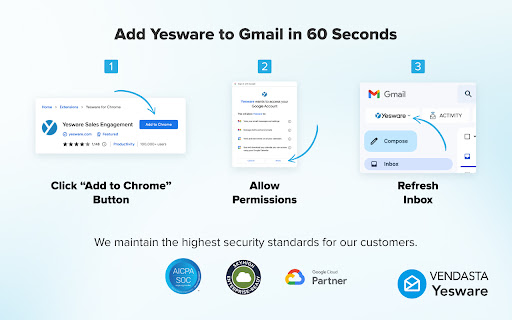 Vendasta Yesware: Smart Sales Outreach From Your Inbox screenshot