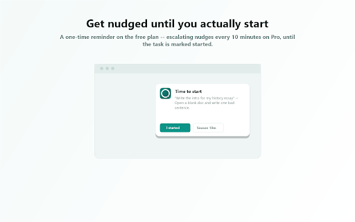 Task Starter — Beat the Starting Barrier screenshot