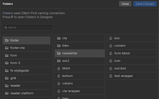 Finsweet Extension for Webflow screenshot