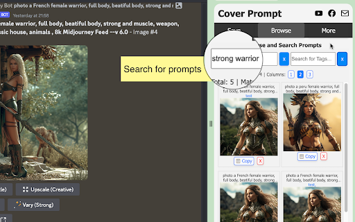 Cover Prompt screenshot