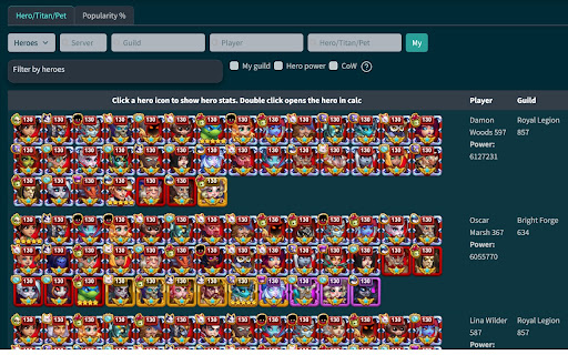 Hero Wars - Assistant screenshot