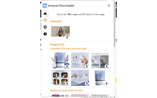Amazon Downloader | Download images & videos screenshot