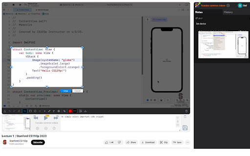 MoocNote screenshot