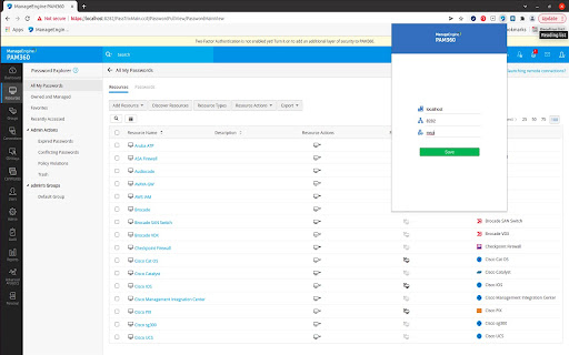ManageEngine PAM360 screenshot