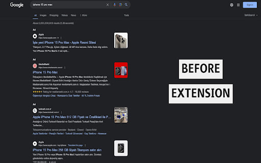 Search Ad-Free screenshot